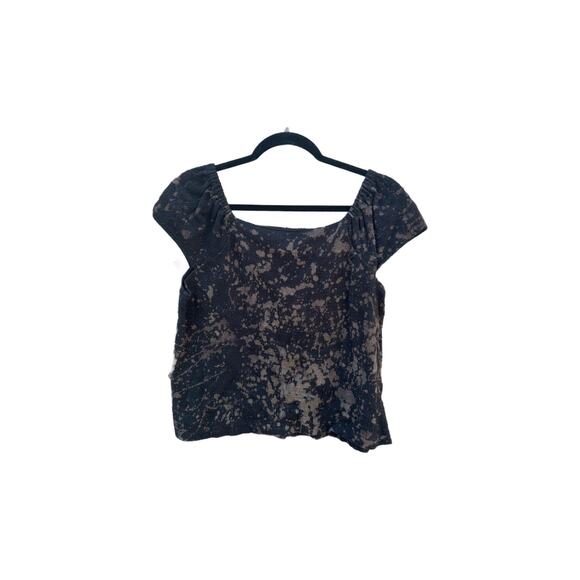 Tie Dye Button Up Shirt | Women’s Shirt | Splatter Tie - Reverse Dye - Picture 2 of 2